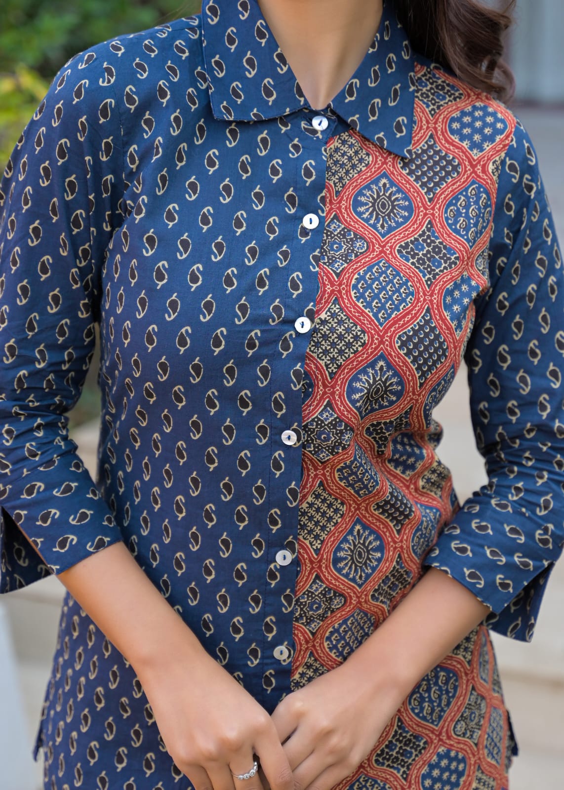 Indigo Charm Printed Co-ord Set