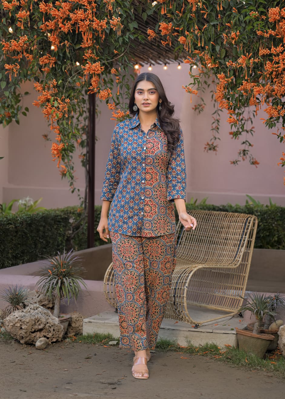 Zafraan Heritage Print Co-ord Set