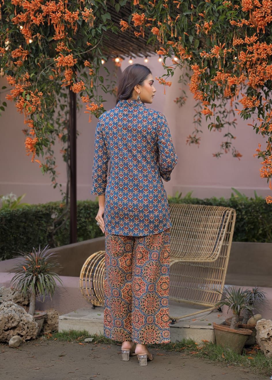 Zafraan Heritage Print Co-ord Set