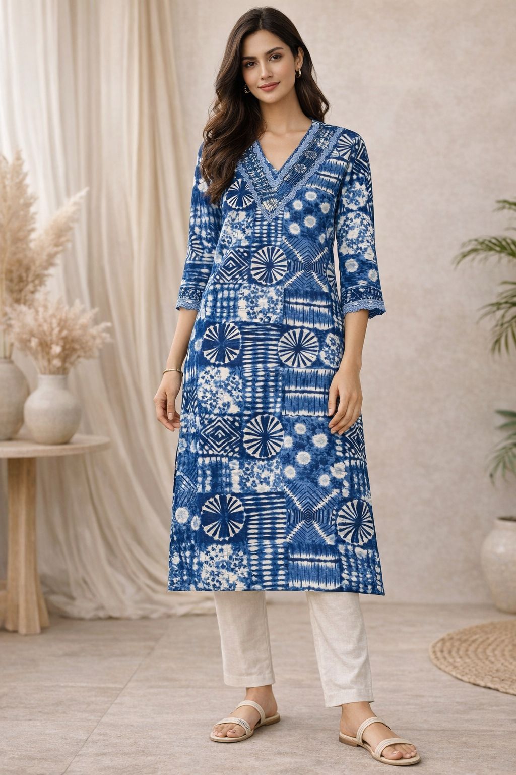 Printed Elegance Kurta Co-ord Set