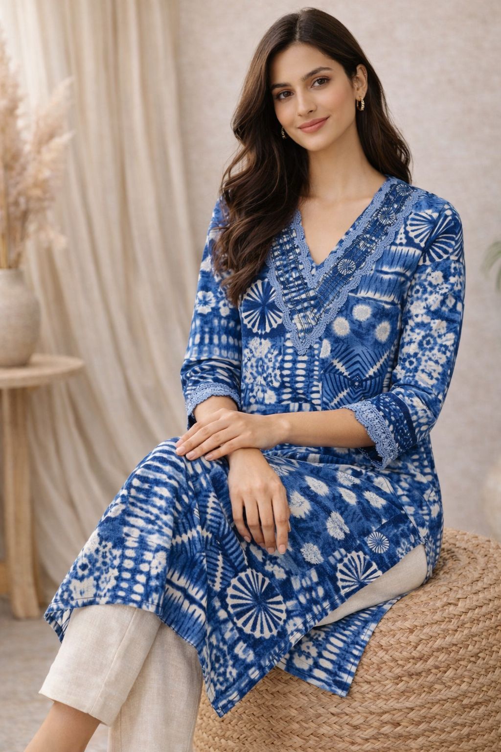 Printed Elegance Kurta Co-ord Set