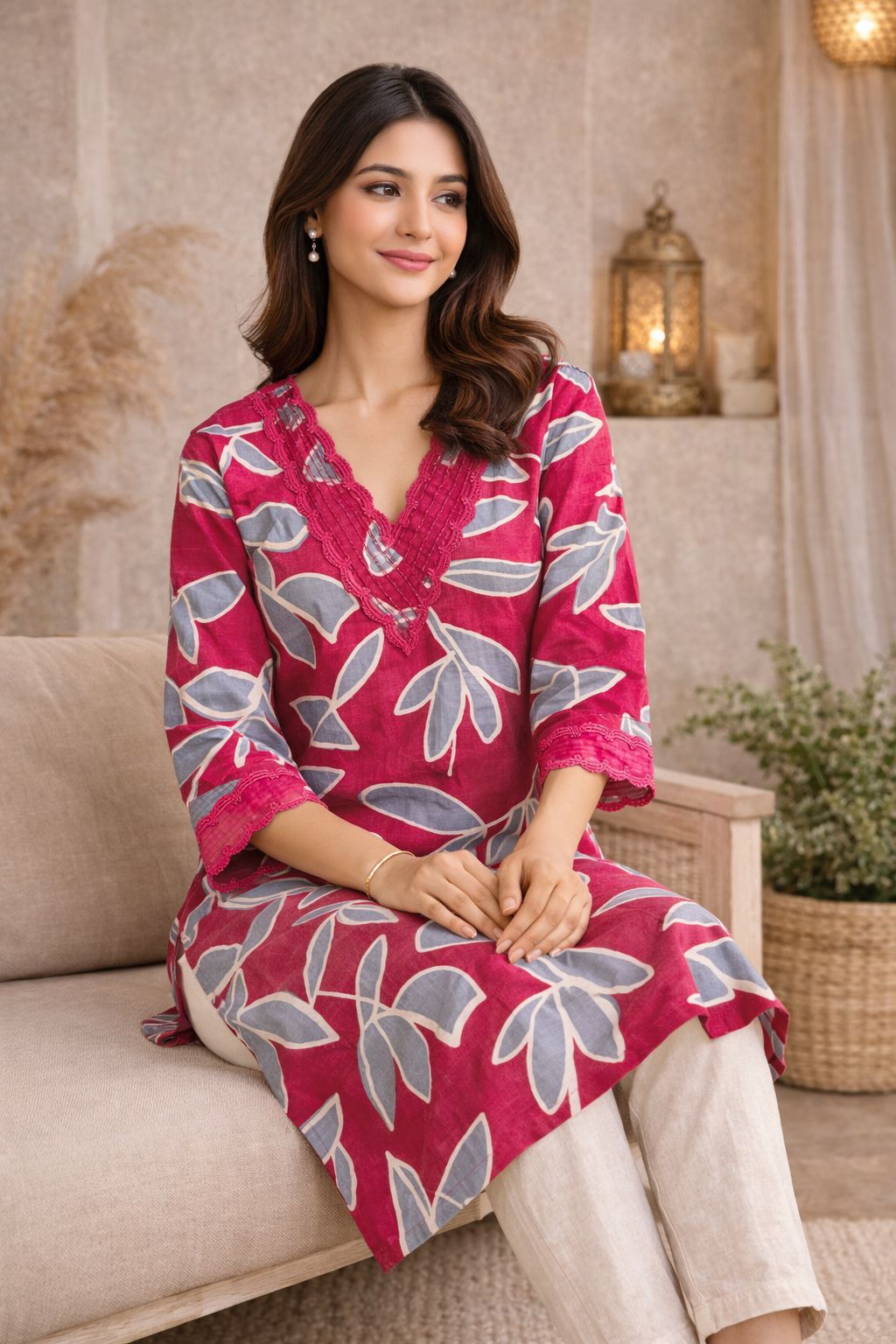 Printed Elegance Kurta Co-ord Set