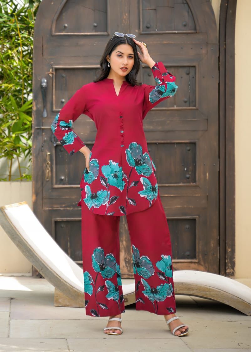 Floral print co-ord set