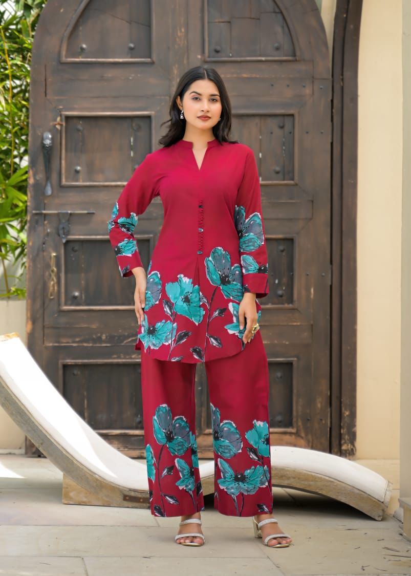 Floral print co-ord set