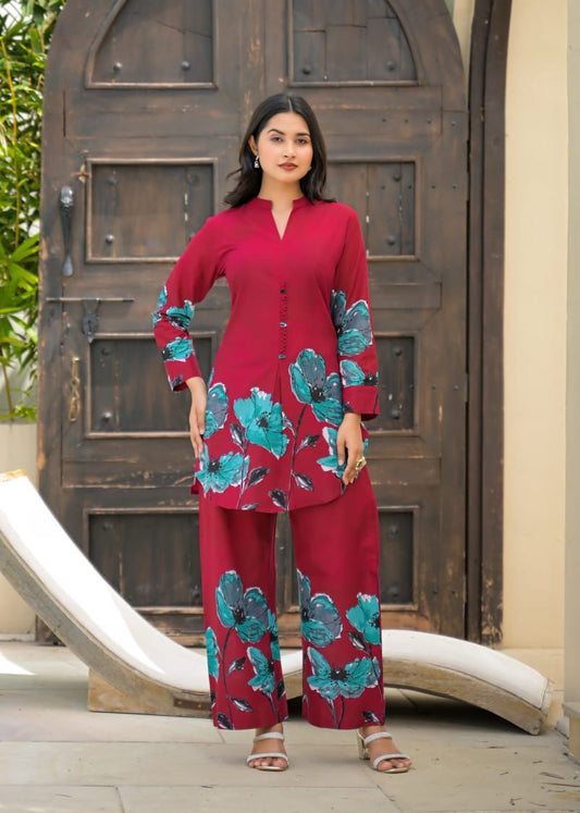 Floral print co-ord set