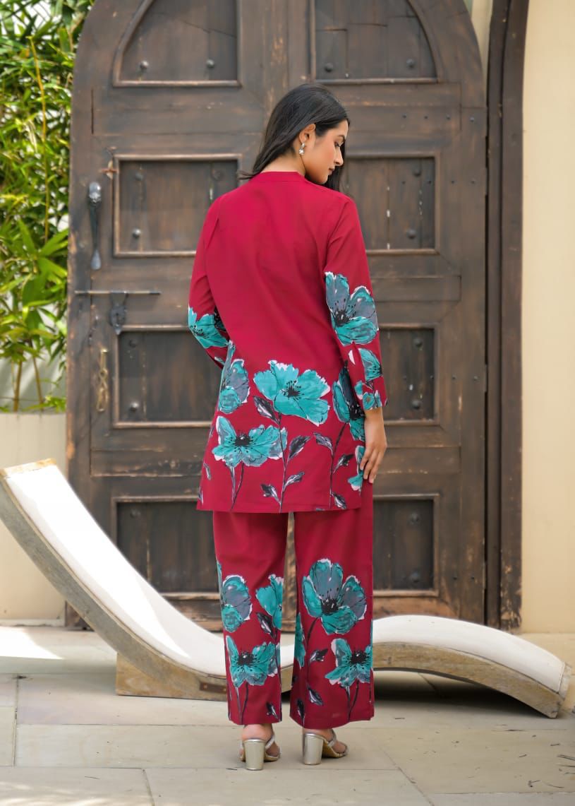 Floral print co-ord set