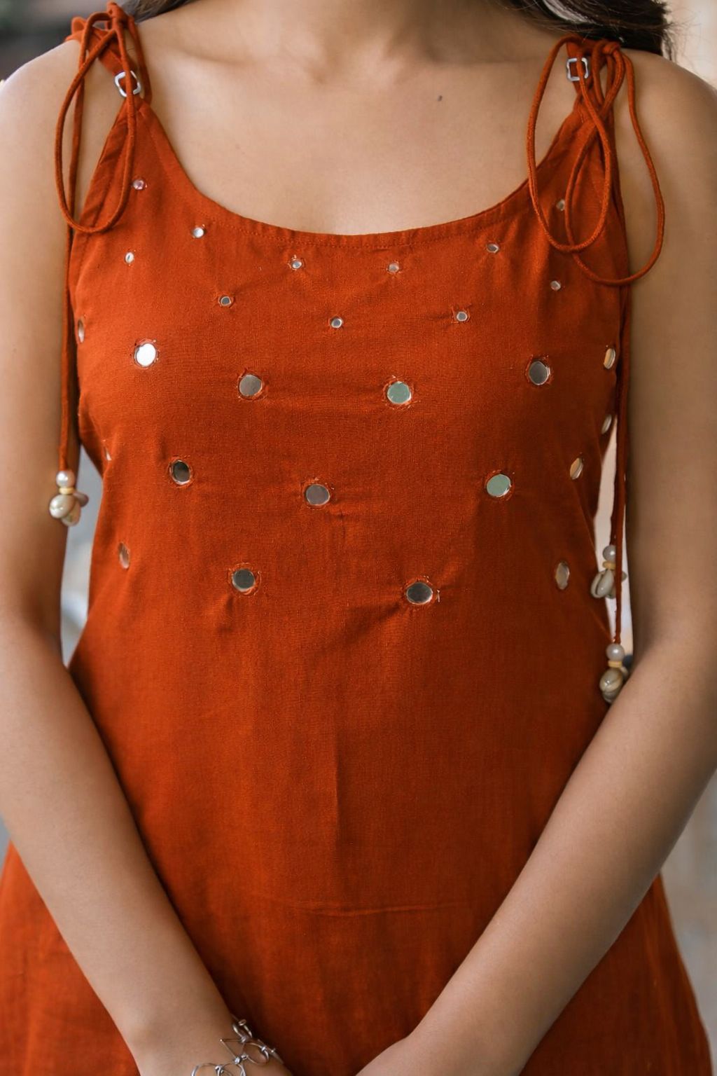 Spaghetti Sleeveless Kurta Palazzo Set